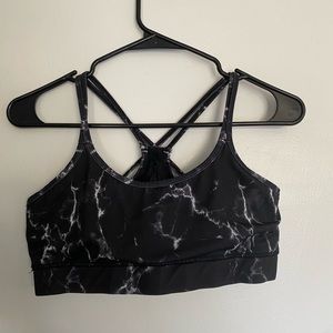 Buff Bunny Jade Mesh Bra Black Marble